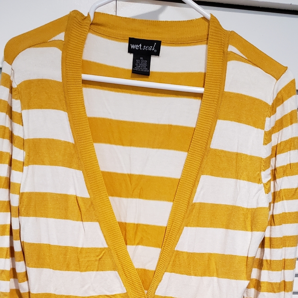 Striped cardigan